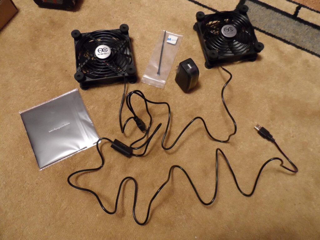 AC Infinity MULTIFAN S7, Quiet Dual 120mm USB Fan